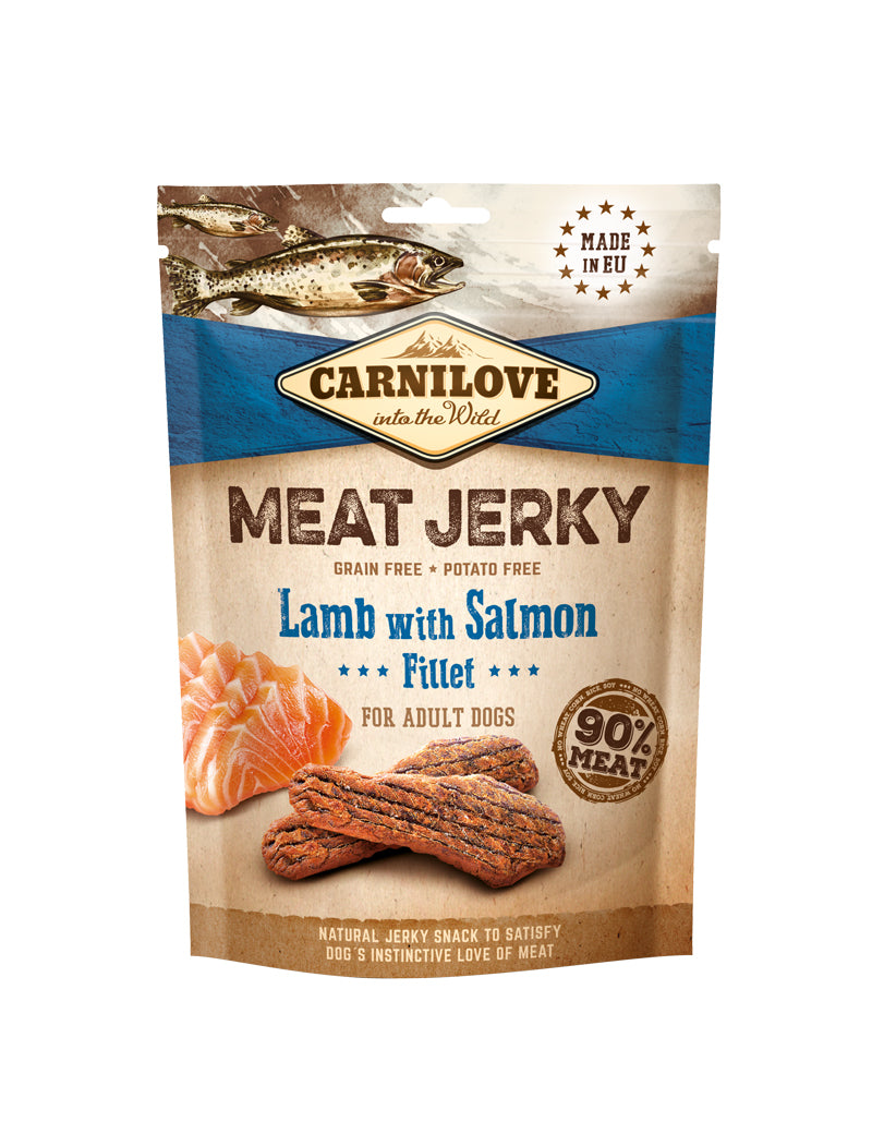Carnilove Jerky Lamb with Salmon Fillet 100 g x 12
