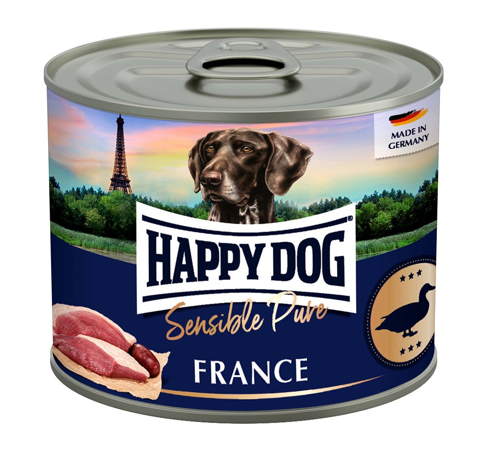 Happy Dog Konserv France 100% Anka 200 g x 6 st