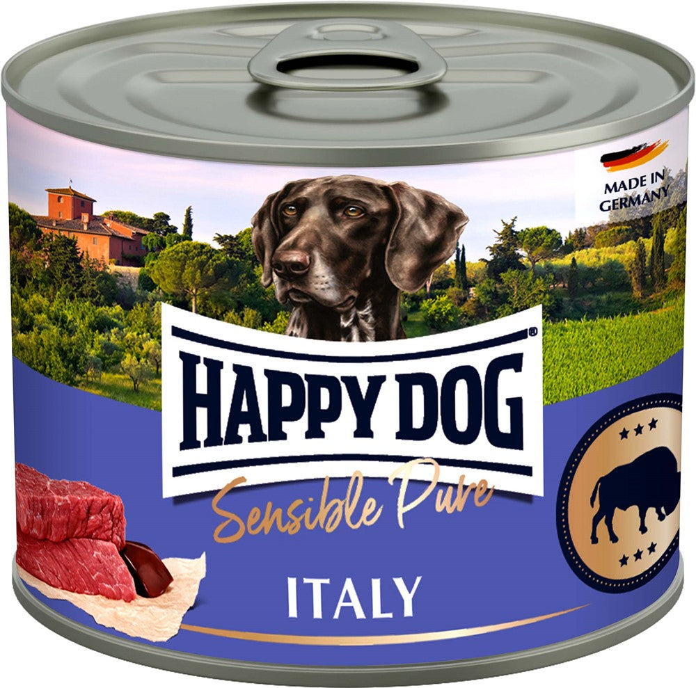 Happy Dog Konserv Italy 100% Buffel 200 g x 6 st