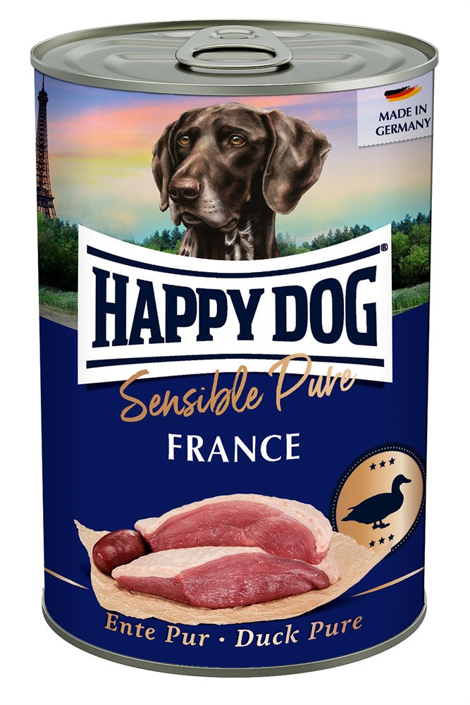 Happy Dog Konserv France 100% Anka 400 g x 6 st