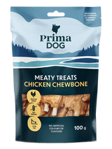 PrimaDog Meaty Treats Kyckling med tuggben 100 g x12-påsar