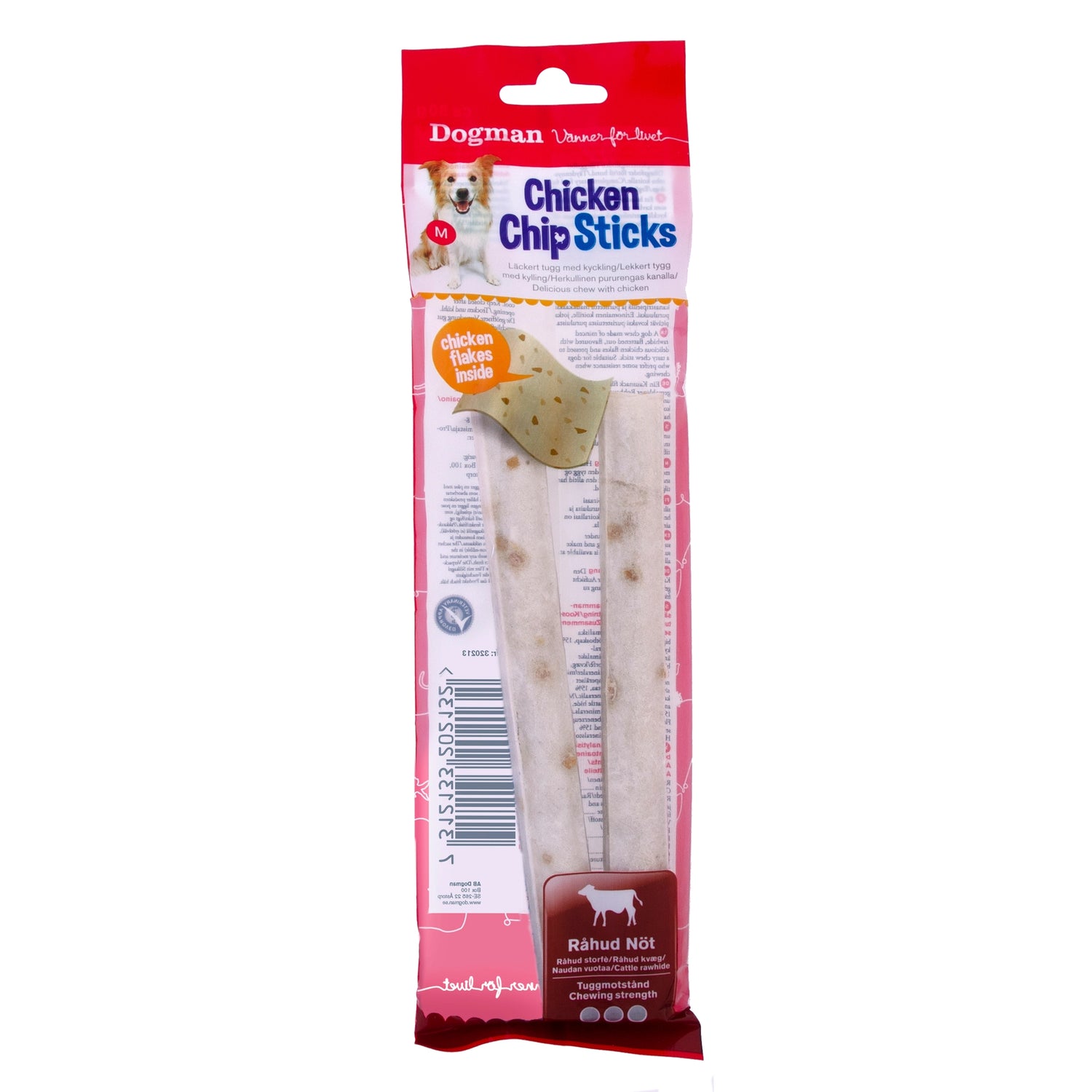 Dogman Chicken Chip Sticks 80 g 12 st