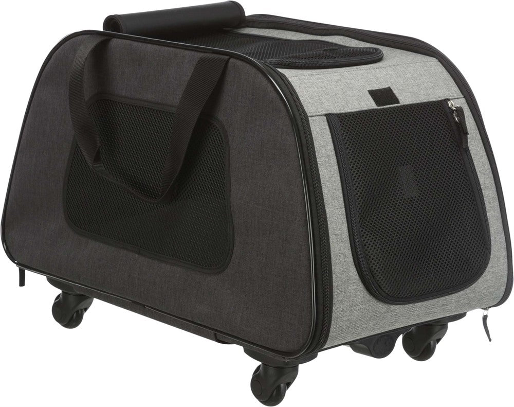 Trixie Transportväska Trolley Svart 34x43x67 cm