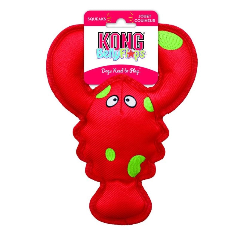 Kong Leksak Belly Flops Lobster 28x22x9 cm