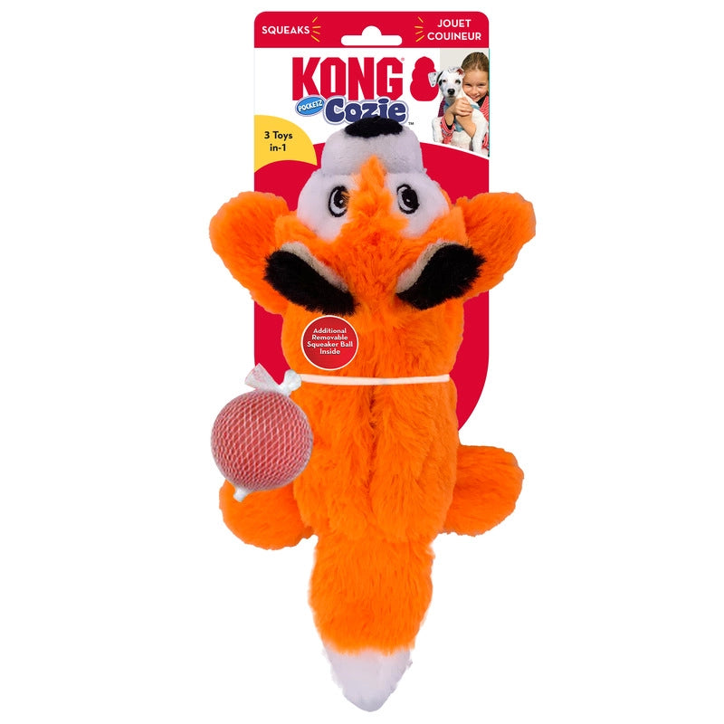 Kong Cozie Pocketz Fox 34x18x7.5 cm