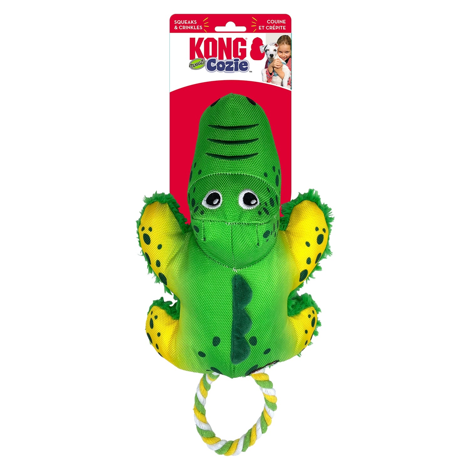 Kong Cozie Tuggz Alligator 21x38x13 cm