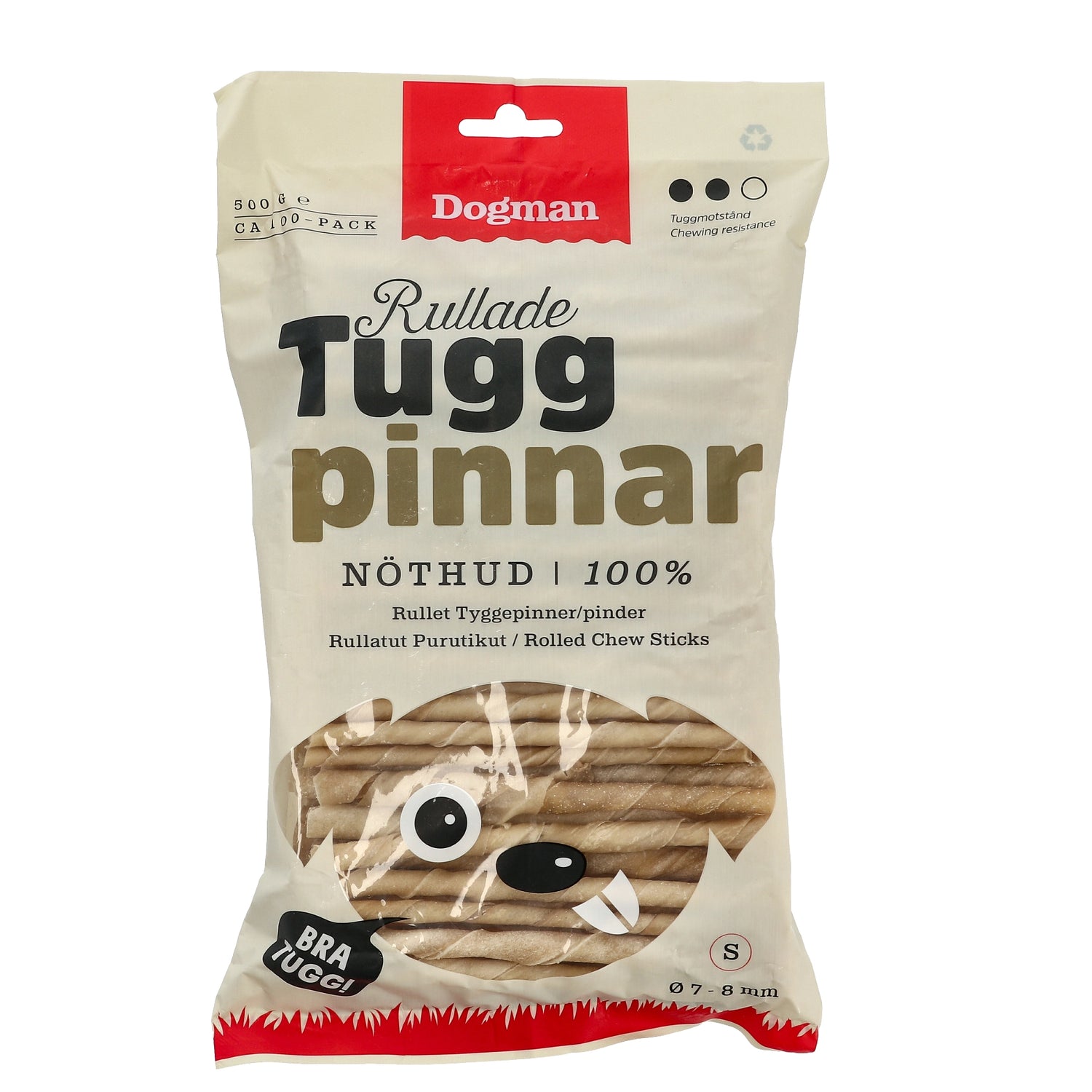 Dogman Rullade Tuggpinnar