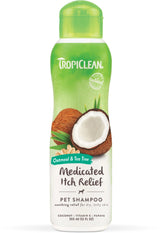 TropiClean Shampoo Medicated Oatmeal Tea Tree 355 ml
