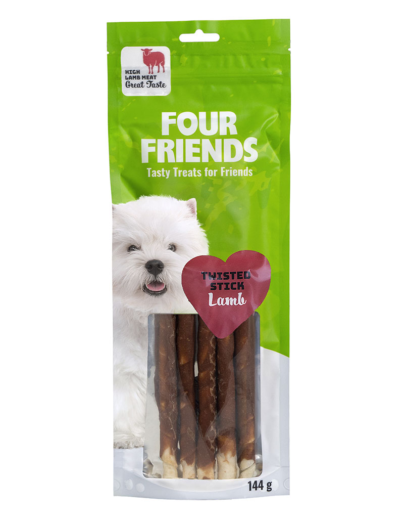 FourFriends Twisted Stick Lamb 5 st 25 cm