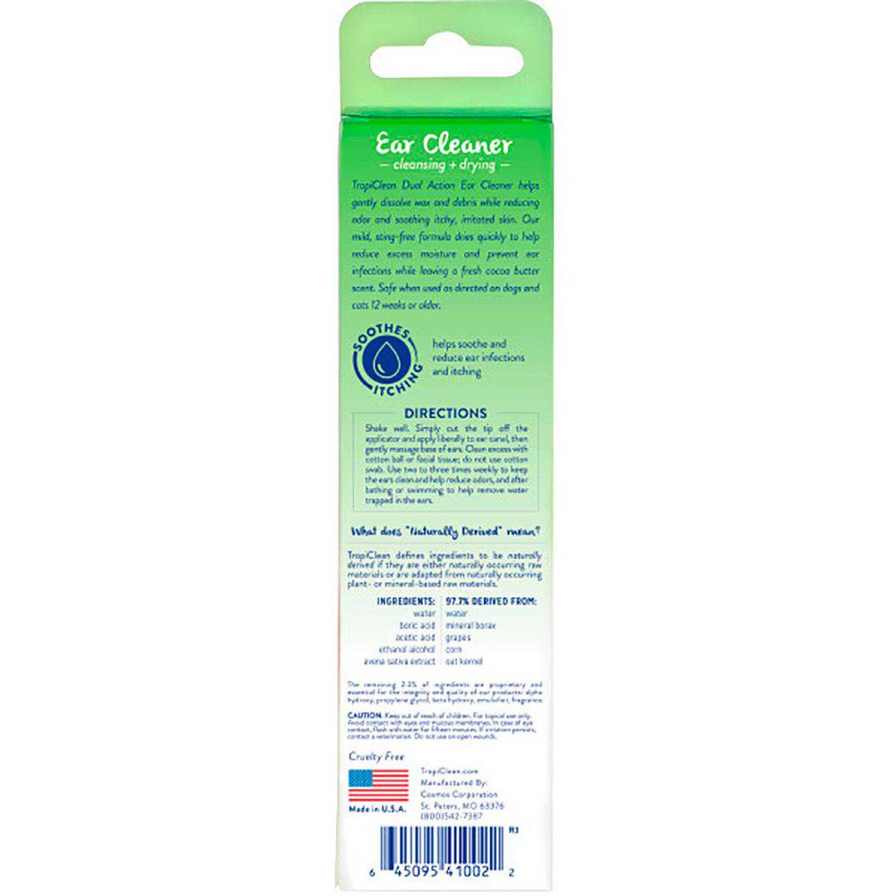 Tropiclean Dual Action Ear Cleaner 118 ml