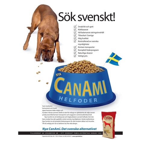 Foder Canami Lamb & Rice Röd 15 kg