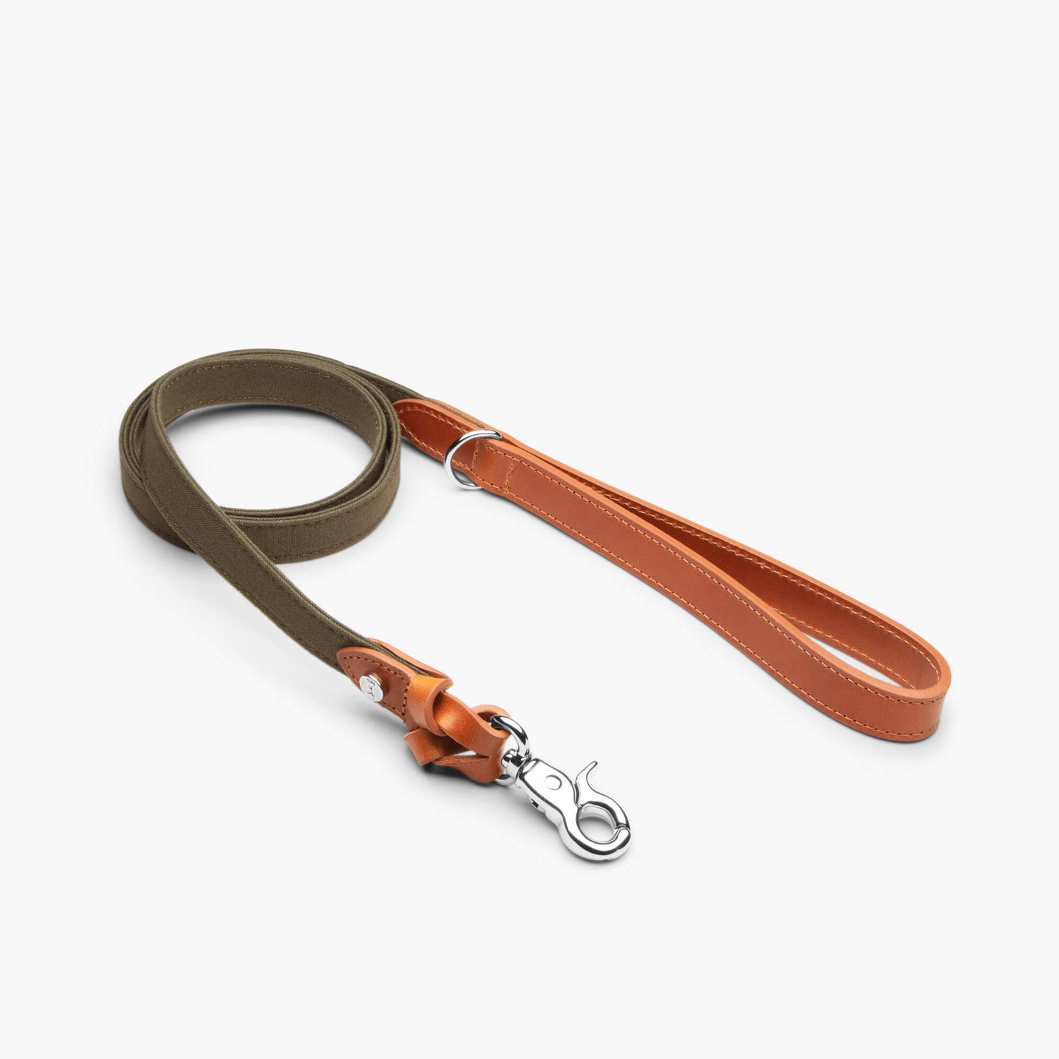 Denjo Dogs Hundkoppel Signature Cognac & Khaki 160 cm