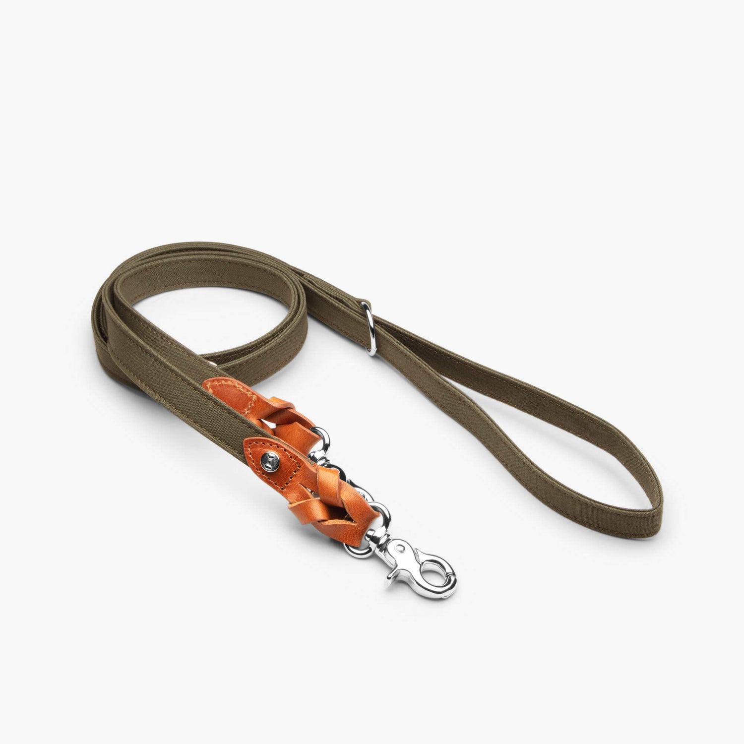 Denjo Dogs Multikoppel Signature Cognac & Khaki 210 cm