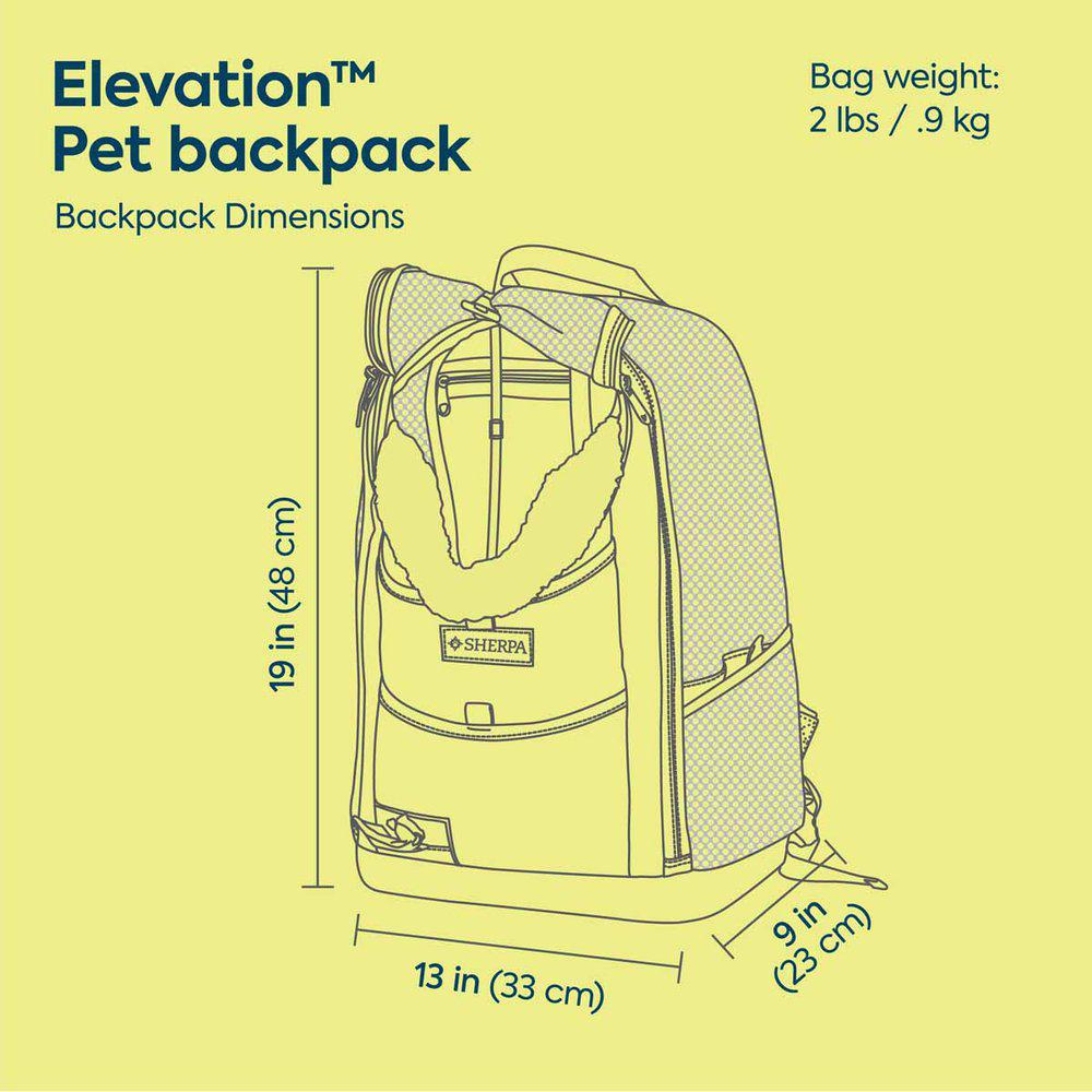 Sherpa Elevation™ Husdjursryggsäck Blå 23x33x48 cm